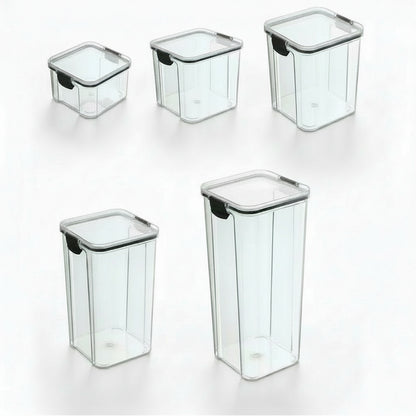 Airtight Kitchen Jars 5-Set