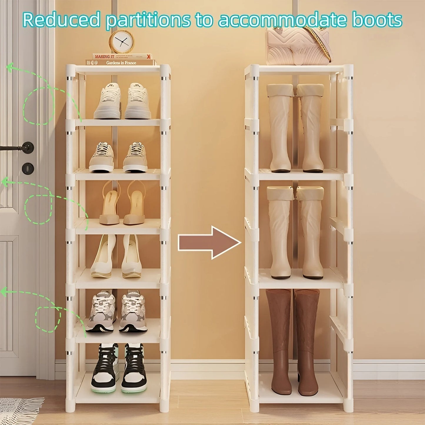 Multi-Tier Shoe Storage Rack