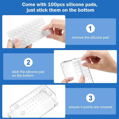 Drawer Organizers Clear Set