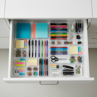 Drawer Organizers Clear Set