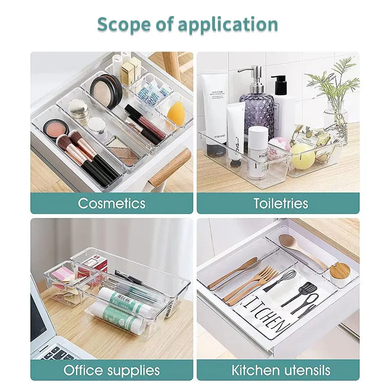 Drawer Organizers Clear Set