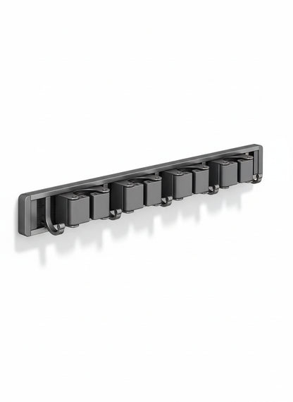Wall-Mounted Broom/Utility Holder