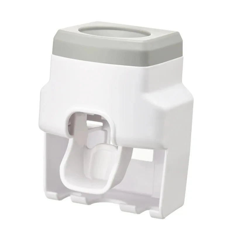 Automatic Toothpaste Dispenser and Toothbrush Holder