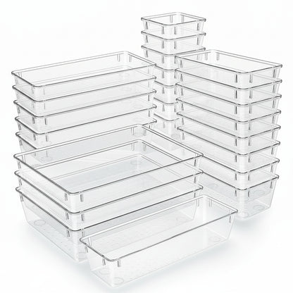 Drawer Organizers Clear Set